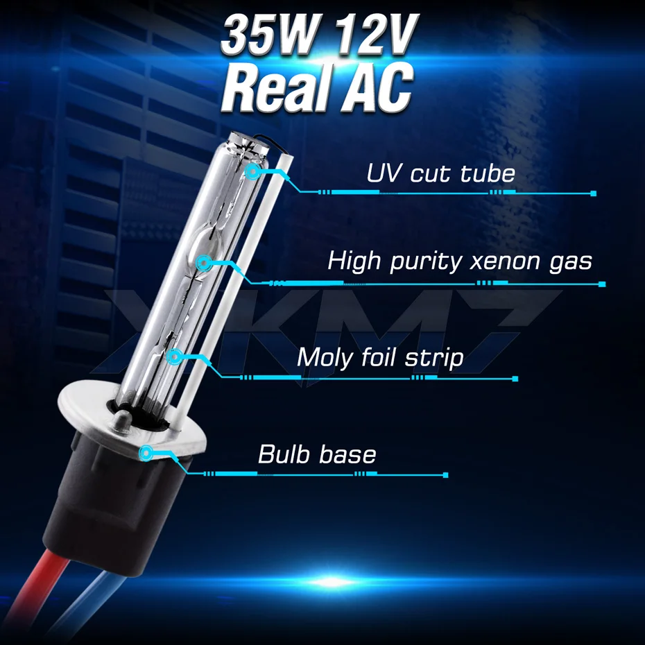 D2H H7 Xenon HID Conversion Kit AC Ballast H1 H11 Light Bulbs 4300K 6000K 8000K Headlight Lenses Fog Lights Accessories 35W 12V