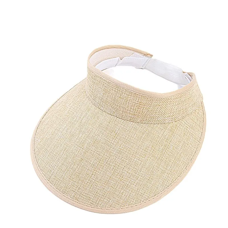 Sun Visors For Women Faux Linen Fashion Hats For Women Sports Visor Women hats