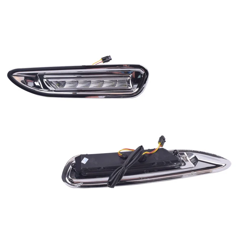 Car 2pcs for Mazda 6 Mazda6 2008 2009 2010 LED DRL Daytime Running Light Daylight headlight fog lamp cover car-Styling