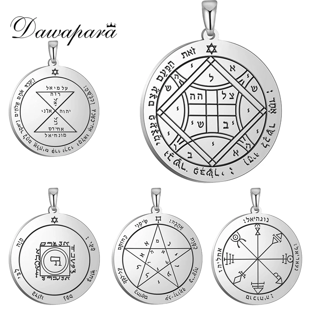 Dawapara DIY Accessories Solomon Pentacle of Venus Amulet Promotes and Strengthen Friendships Talisman Pendant for Necklace