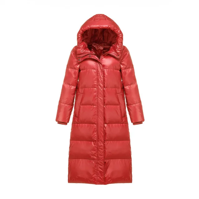 90% Witte Eendendons Jas 2020 Vrouwen Winter Jas Lange Dikke Jas Voor Vrouwen Hooded Parka Warm Vrouwelijke Kleding waterdicht