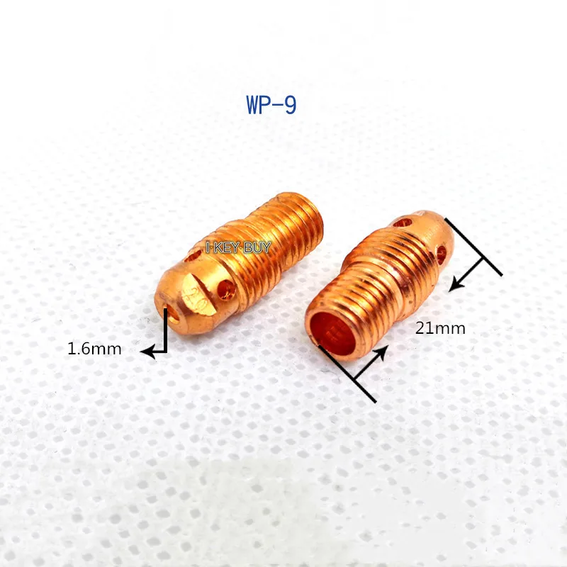 2pcs/Lot WP-9 Argon Arc Welding Torch Air Guide Element Automatic Cold Welder Machine Accessories Clip Tip