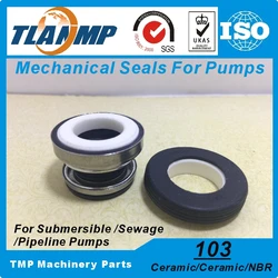 103-10 , 103-12 , 103-14 , 103-17 TLANMP Mechanical Seals For Water pumps  (Material:CA-CE-NBR, SIC-SIC-FKM)