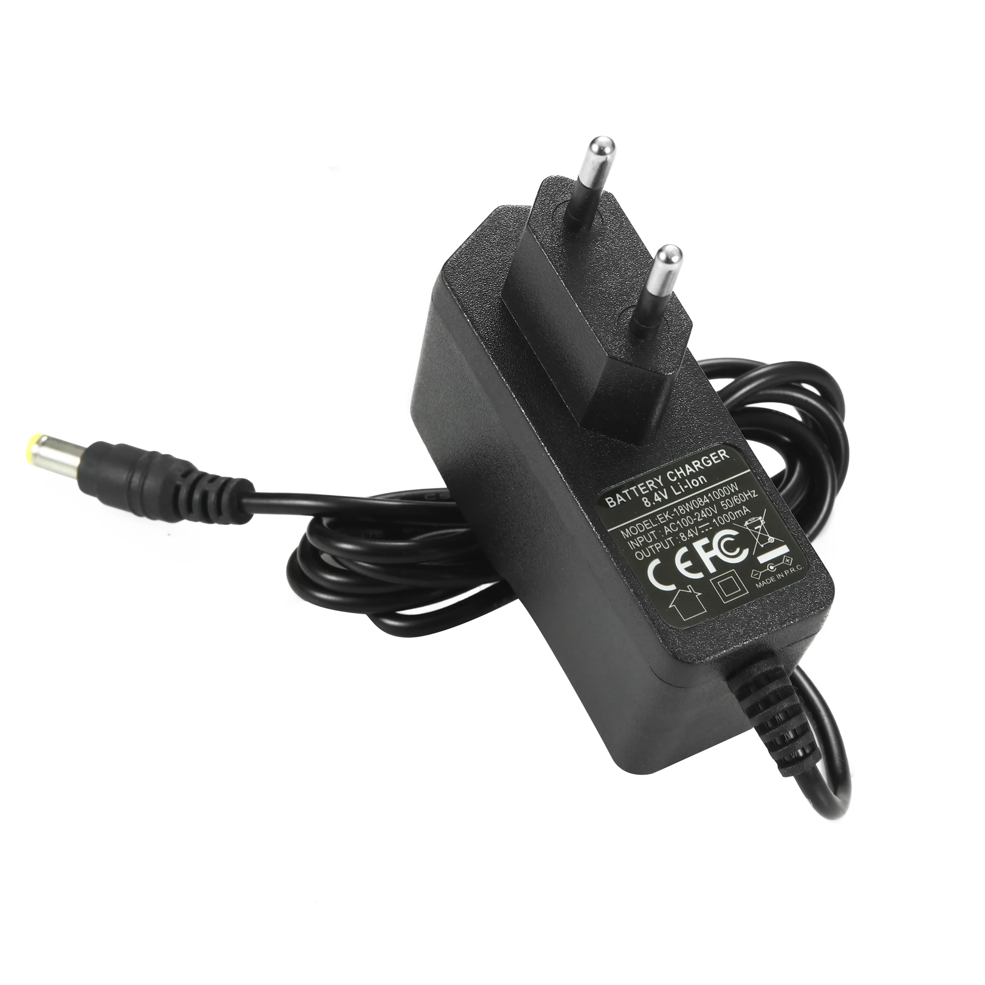 Зарядное устройство для аккумуляторов 8,4 в, 8,4 в, 7,4 В, 1 А, автомобильное зарядное устройство для аккумуляторов с наконечником постоянного тока 5,5 мм * 2,5 мм