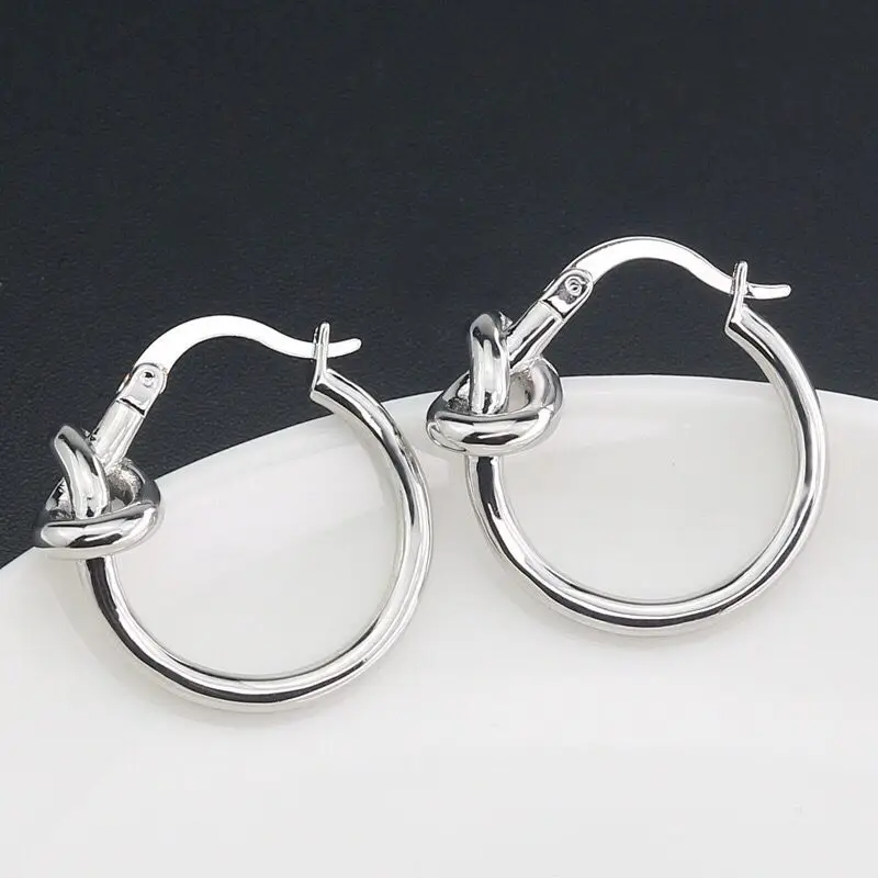 Wholesale Jewelry --  Titanium steel Creative Hoop Earrings For Women Fashion Jewelry Gold Color