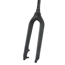 THRUST-Mountain Bikes Fork, MTB Carbon Fork, 29er Rigid Carbon Fiber Bicycle Fork, Disc Brake Tapered, 9mm, 15mm
