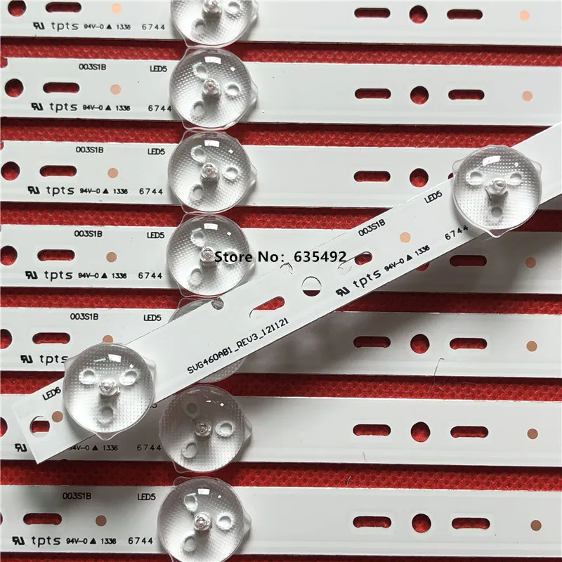 12PCS LED Strip for KLV-46R470A KLV-46R476A KLV-46R479A KDL-46R450A KDL-46R473A KDL-46R470A  SVG460AB1 REV3-121121 S460DH1-2