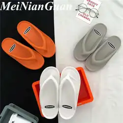 Comfort Slippers for Men Casual Fashion Light Soft Flip Flops Man Couple Summer Sandals Rubber Non Slip Women's Spring Shoes CN