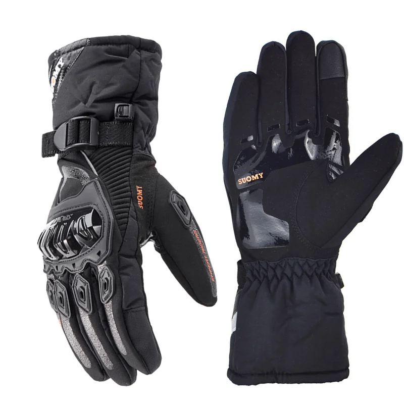 

SUOMY Motorcycle Gloves Men Waterproof Windproof Winter Warm Moto Biker Gloves Motorbike Riding Touch Screen Gant Moto Guantes