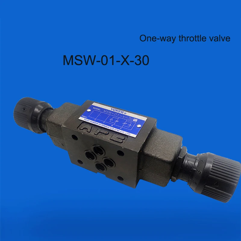 

One-way throttle valve Superposition One-way throttle valve MSW-01-X-30 YUKEN