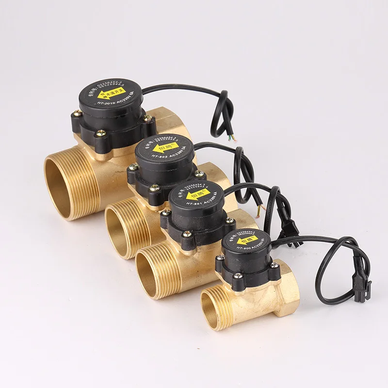 90W-2200W Water Flow Switch Automatic Water Pressure Flow Sensor for Booster Water Pump Hot Water Circulation Pump