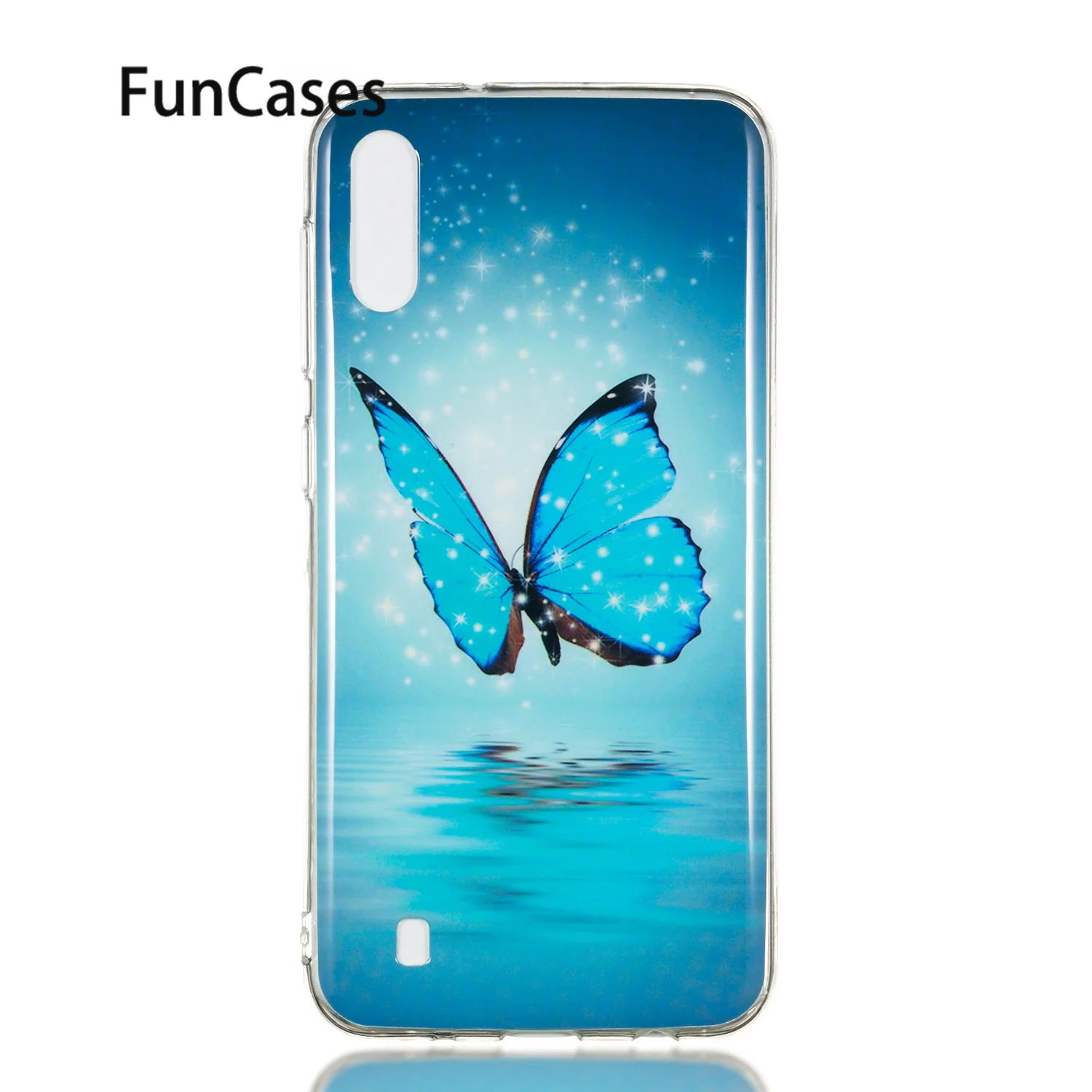 Back Case For funda Samsung M10 Unicorn Soft Silicone Cover sFor Samsung Galaxy telefon M20 M30 Carcaso Rhinestone Case Luxury