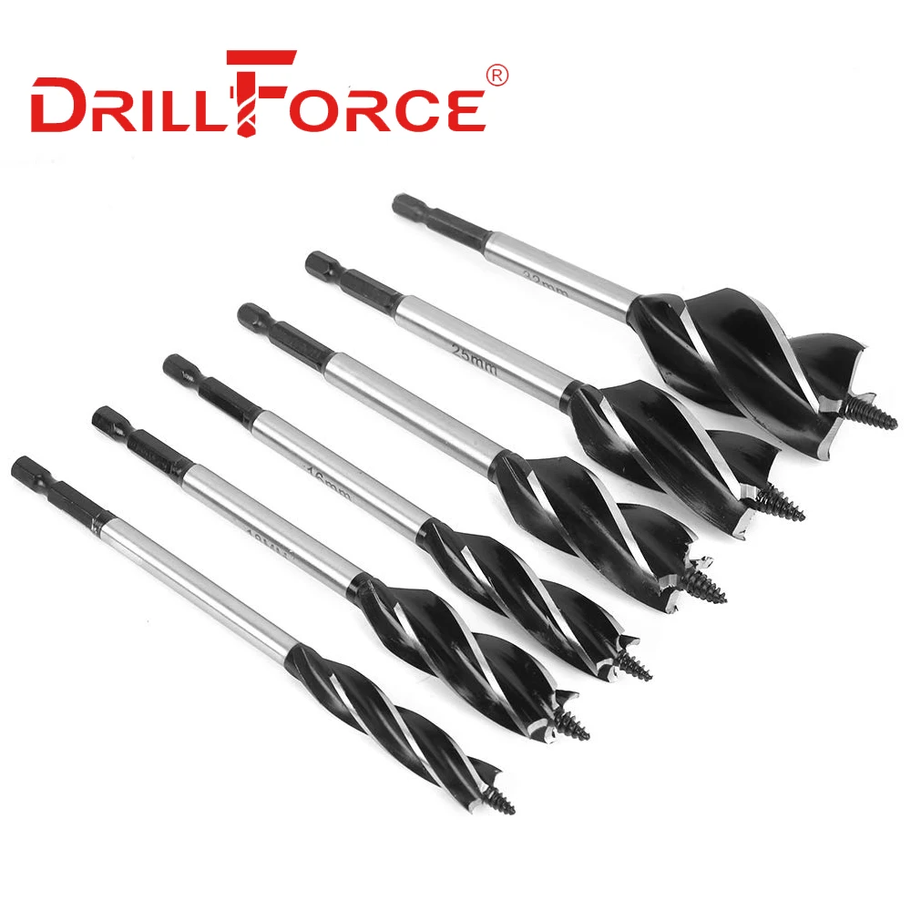 Drillforce 10-35 مللي متر النجارة مثقاب الحفر بت الخشب مملة حفرة القاطع أداة 10/12/14/16/18/19/20/22/25/28/30/32/35 مللي متر