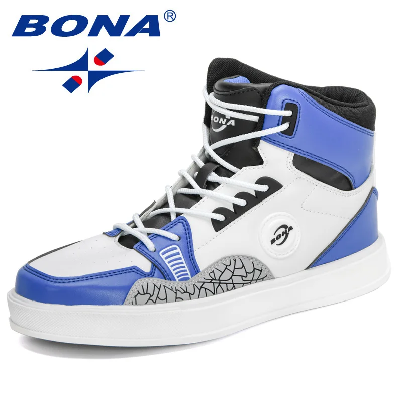 BONA 2022 New Designers Basketball Shoes Breathable Non-Slip Wearable Sports Shoes Men Training Athletic Jogging Shoe Mansculino