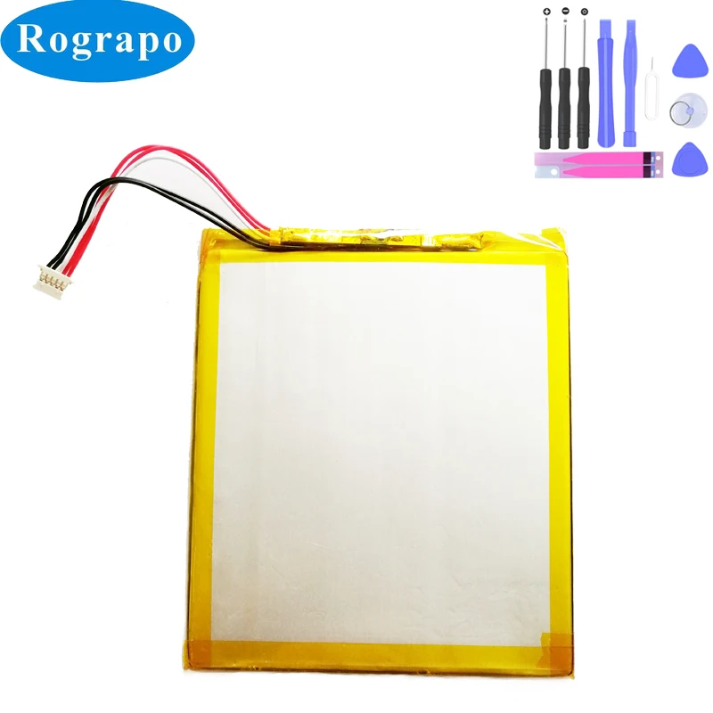 New 3.7V 4000mAh Prestigio MultiPad Muze 5008 PMT5008 3G 14.8Wh Tablet PC Replacement Battery Accumulator 5-Wire Plug