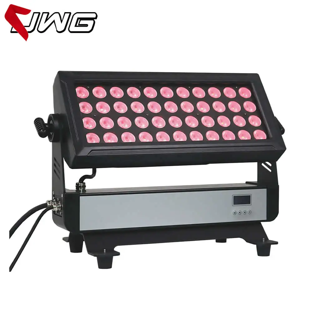 

2PCS/LOT IP65 44x10W RGBW 4in1 stage park square tree building bridge outdoor City Color wall washer led wash light