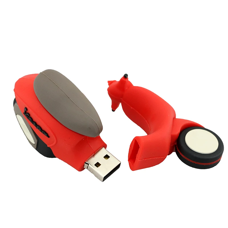 Unidad Flash USB para motocicleta, Pen Drive de 4GB, 8GB, 16GB, 32GB, 64GB, almacenamiento en U, disco Flash para regalo