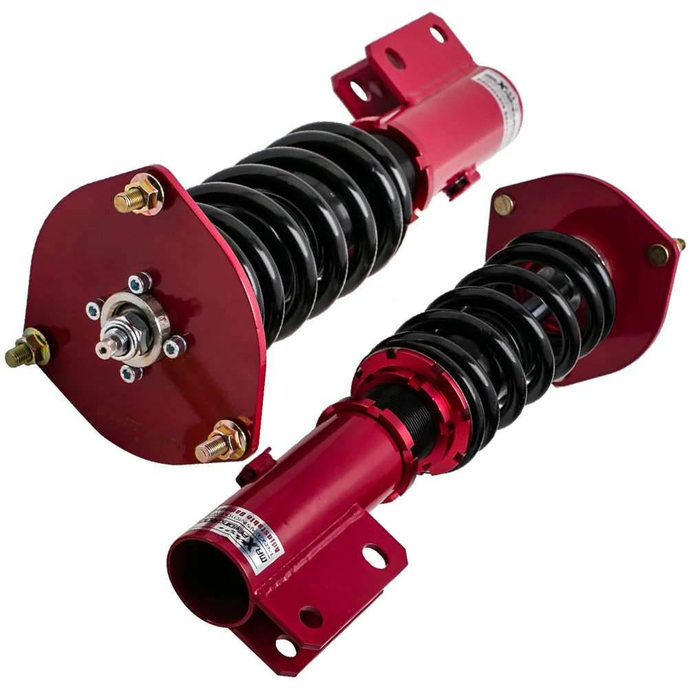 MAXPEEDINGRODS 24 Ways adjustable Damper Coilovers for Mitsubishi 3000GT FWD 1991-1999 3.0L Shock Suspension