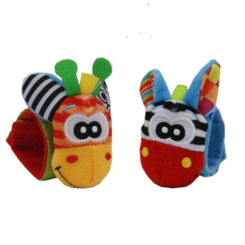 Infant Baby Kids Socks rattle toys Wrist Rattle and Foot Socks 0-24 Months L0263