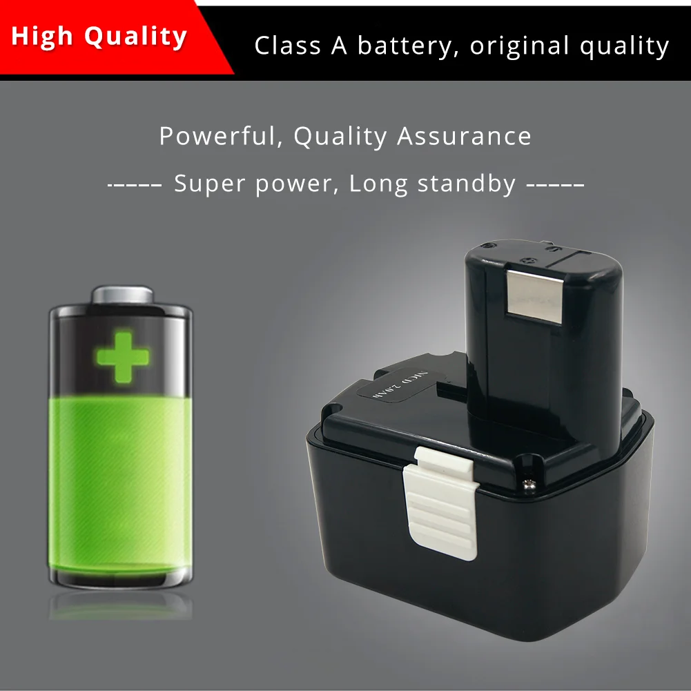 14.4V 2000mAh Ni-CD Power Tools Rechargeable Battery for Hitachi EB1412S EB1414S EB1414 EB1426H EB1430 EB14S DS14DVF3 DV14DV