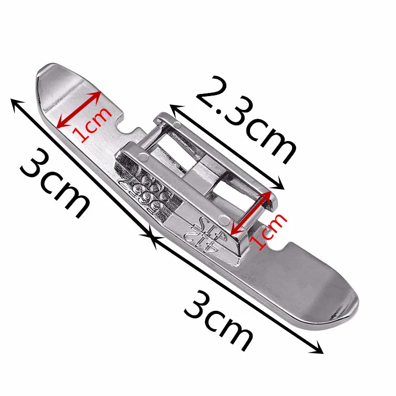 1 PCS Narrow Zipper Presser Foot #4125657-45 For Husqvarna Viking 1-7 & D Sewing Machine Accessories