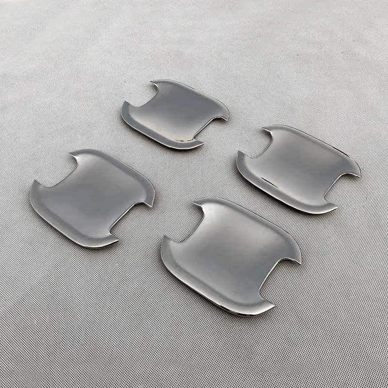 ABS تقليم الكروم سيارة الجانب الأمامي مقبض الباب السلطانية غطاء للفورد F150 4 باب 2021 2022 السيارات ملصقا السيارات اكسسوارات السيارات 8 قطعة #3