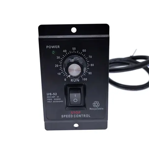 US-52 400W AC 220V 50/60Hz AC 속도 컨트롤러 AC 레귤레이터 모터 제어 포워드 백워드(필터 커패시터 포함)