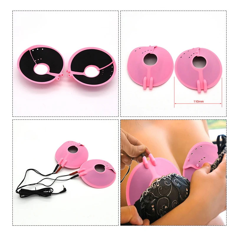 Electro Shock CB6000 Cock Cage Anal Plug Penis Plug Nipple Clamps Cock Rings Massage Pad Electric Medical Themed Sex Products