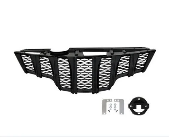 ABS Chrome Car Front Bumper Mesh Grille Around Trim Racing Grills For Nissan X-Trail 2014 2015 2016 2017 2018