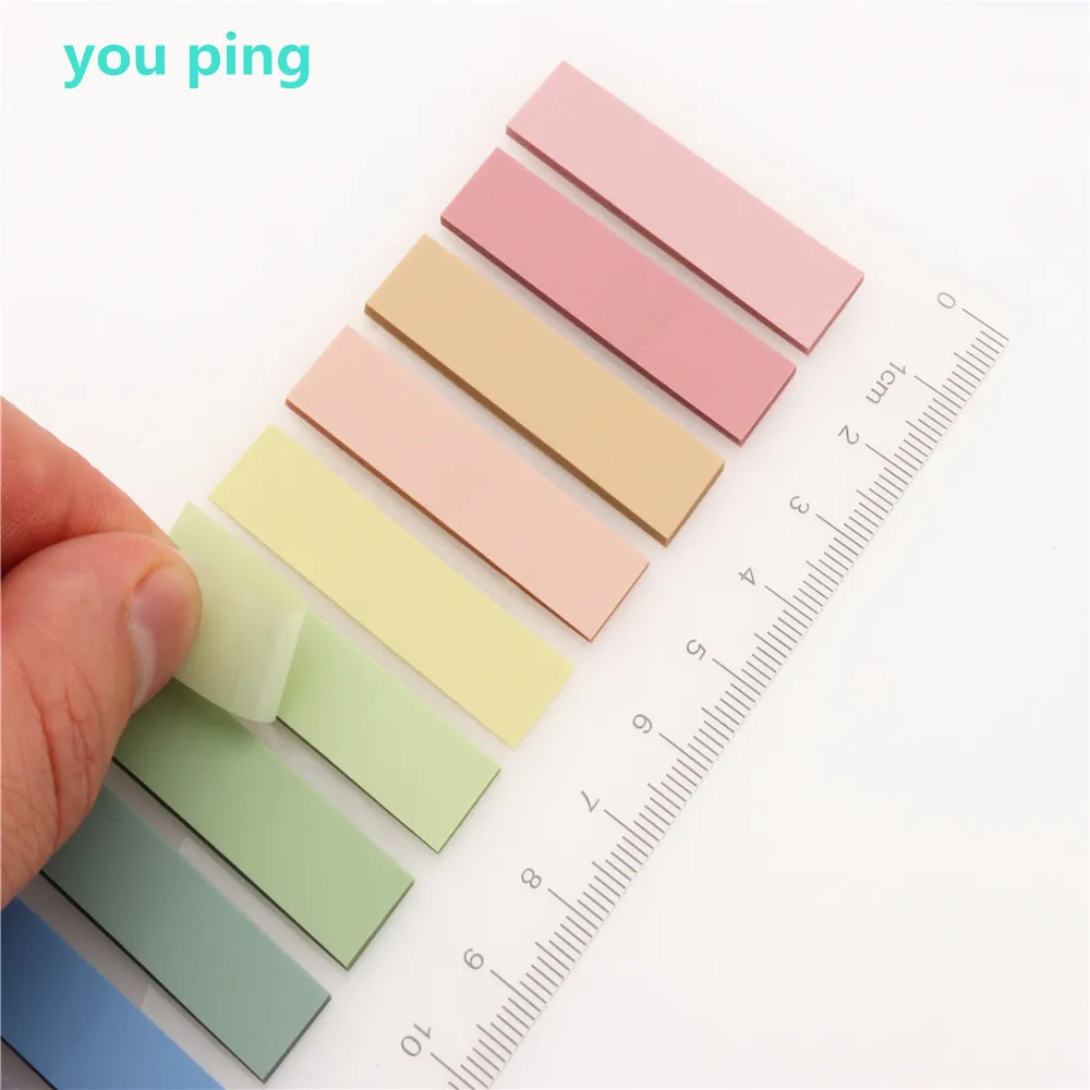 New Colors 100 /200 Sheets Self Adhesive Memo Pad Sticky Notes Bookmark Point Marker  Sticker Paper Office School Supplies