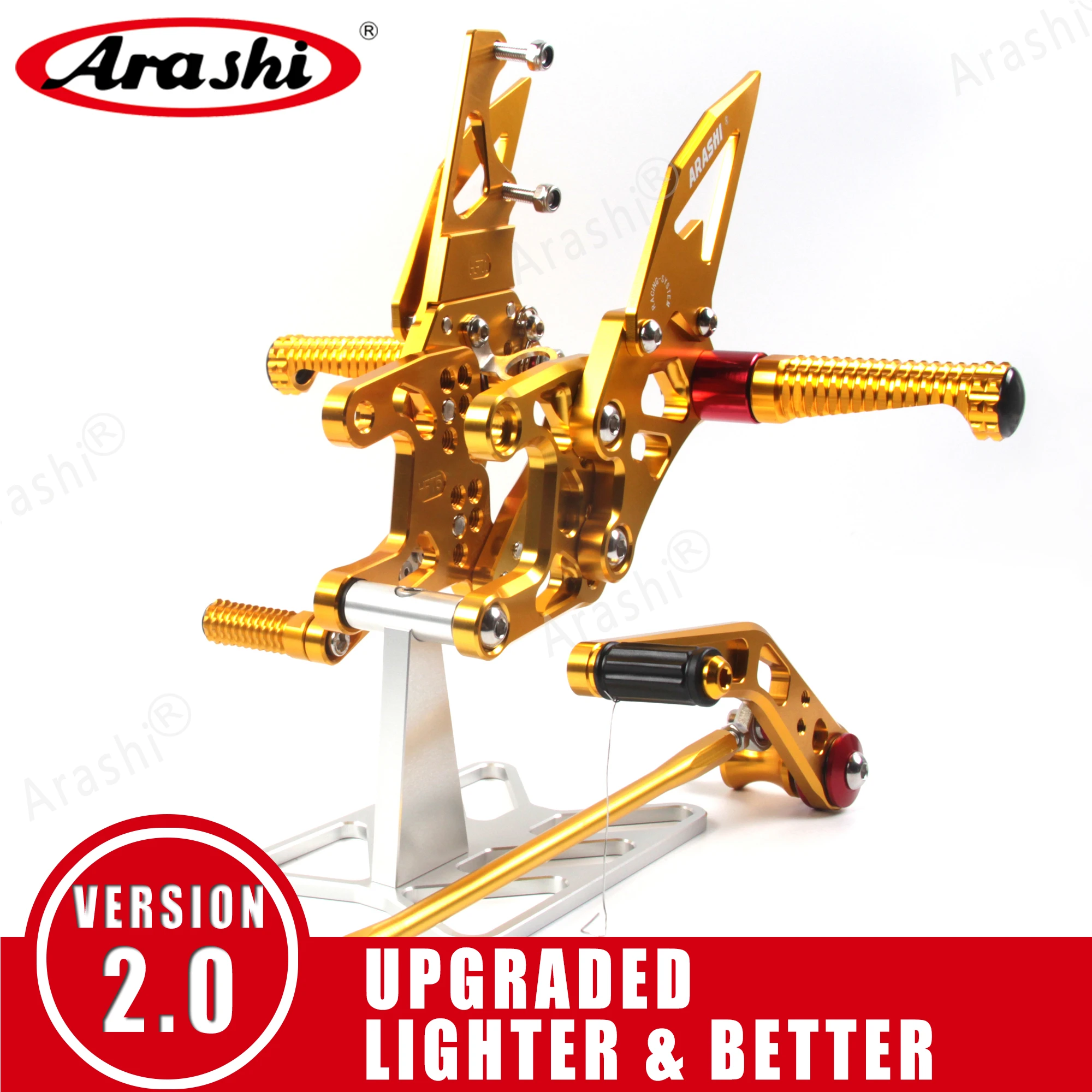 Arashi For HONDA CBR1000RR 2004 - 2020 CNC Adjustable Footrest Rearsets Foot Peg CBR1000 CBR 1000 RR 2012 2013 2014 2015 2016