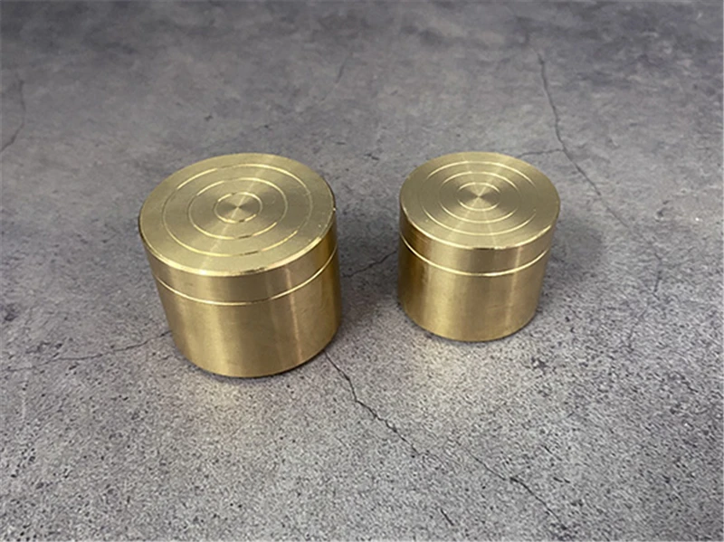 Fun Double Brass Box Magic Tricks Coin/Ring Into Metal Box Gimmick Close up Magic Props Illusios Street Magic Magician