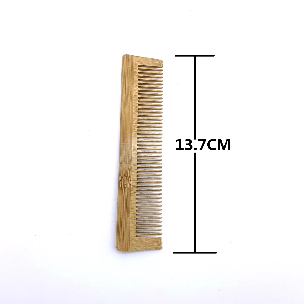 1PCS Naturel Eco Friendly Wooden Comb Bamboo Hair Brush Hair Care Beauty SPA Massager Wholesale Hair Care Comb