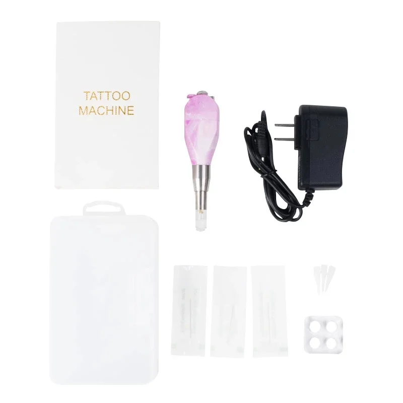 1R Vietnam Tank Tattoo Pen Semi Permanent Makeup Eyebrow Lips Machine with Cartridge Needles