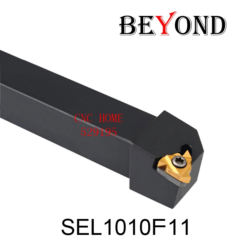 Outils de coupe de tour, porte-outil de tournage externe CNC, inserts en carbure 11ER SER1010, au-delà de SER SER1010H11 SEL1010H11, 10mm