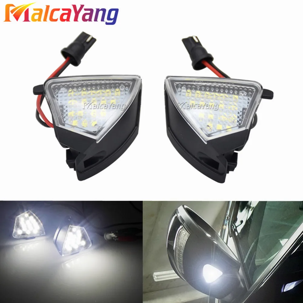 Lampe LED de bienvenue pour rétroviseur latéral, 2 pièces, pour Vw Golf 5 Mk5 MkV Passat B6 Jetta Eos Golf6 variante