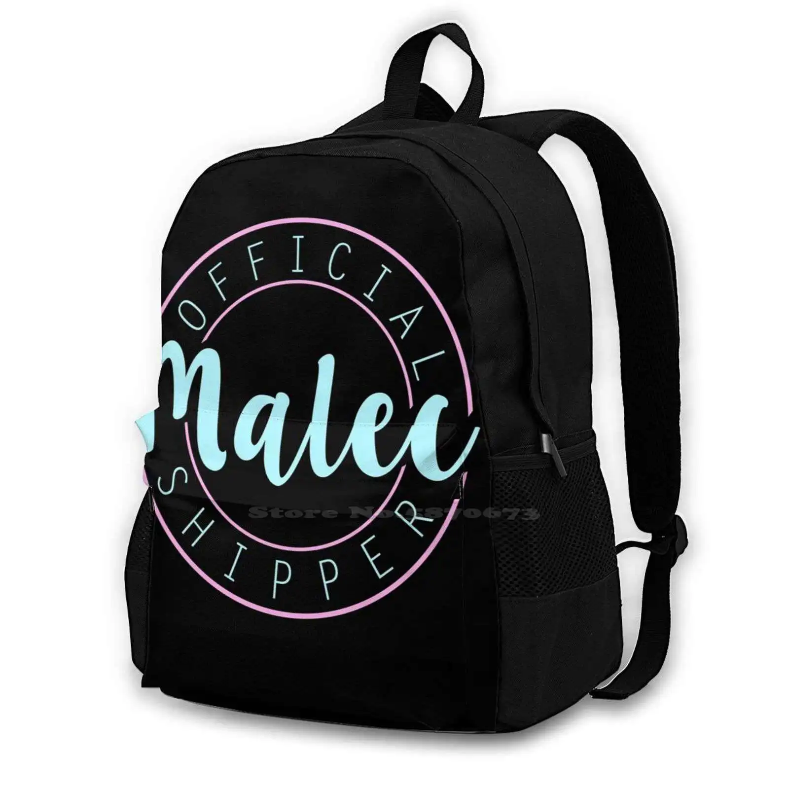 

Official Malec Shipper Cake New Arrivals Unisex Bags Casual Bag Backpack Malec Shipper Alec Lightwood Magnus Bane Shadowhunters