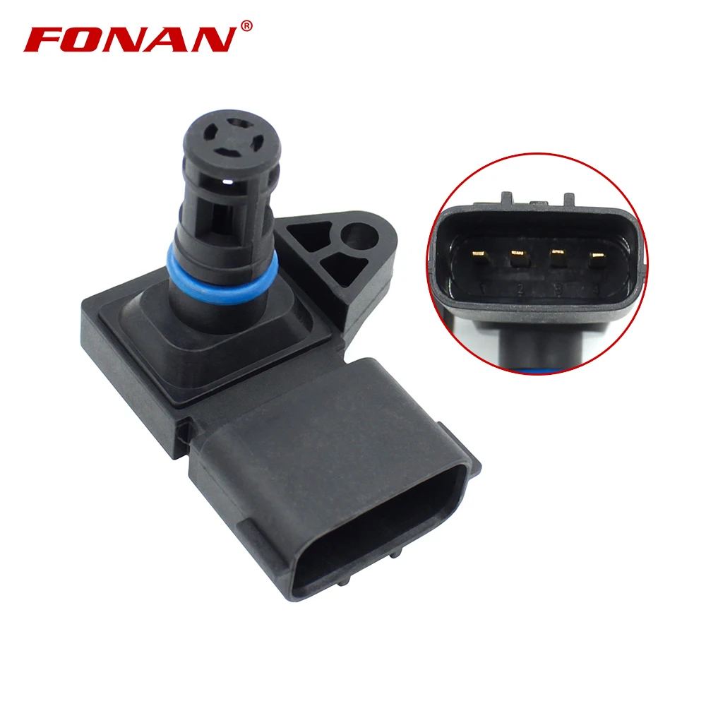 FONAN High Quality Intake Air Temperature MAP Sensor For KAMAZ PAZ GAS Engine Cummins ISBe ISDe ISF Charge 4921322 5WK96841