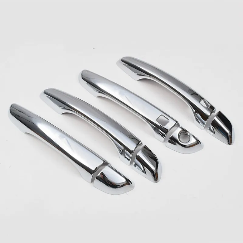 FUNDUOO for Hyundai Accent 2018 2019 2020 2021 2022 New Chrome Car Door Handle Cover Trim Sticker Car Styling Accessories Decal