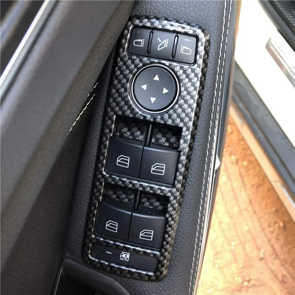 ABS Plastic Window Lift Swith Button Cover Trim for Mercedes-benz GLK GLE GLS GLA A B C E ML GL CLA CLS G500 class