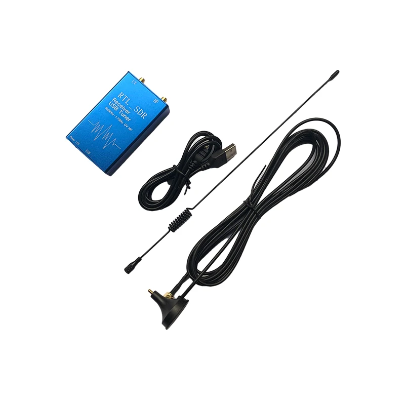 

RTL SDR Receiver USB Tuner 100KHz-1.7GHz UV HF RTL2832U + R820T2 UHF VHF HF RTL.SDR USB Tuner Receiver AM, FM Radio