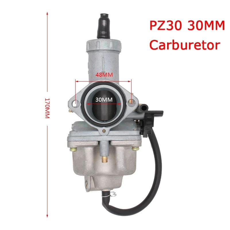 Motorrad PZ30 30mm Vergaser Keihin PZ30 Vergaser für 175CC 200cc 250cc CG125 CG150 CG200 TTR250 Moto Hochwertiges Pit Bike ATV – Detail 3