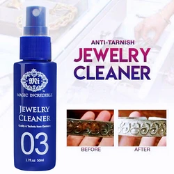 1/2/3pcs 50ml Anti-tarnish Jewelry Cleaner Pearl Watch Diamond Ring Cleaning Spray Cleaning Spray Jewelry Maintenance