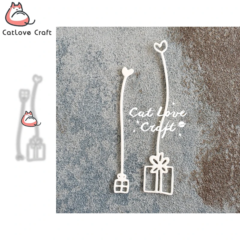 Catlove Gift Strip Bar Metal Cutting Dies Scrapbooking Mold Stencil Die Cuts Card Making DIY Craft Embossing New Dies For 2021