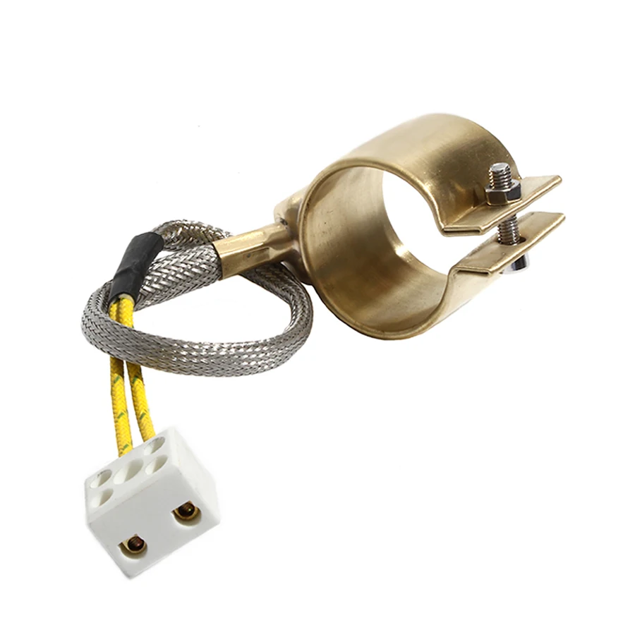 60mm Inner Diameter 45~60mm Height Brass Band Heater 110V/220V/380V 380W/420W/500W Electric Heating Ring for Extruder