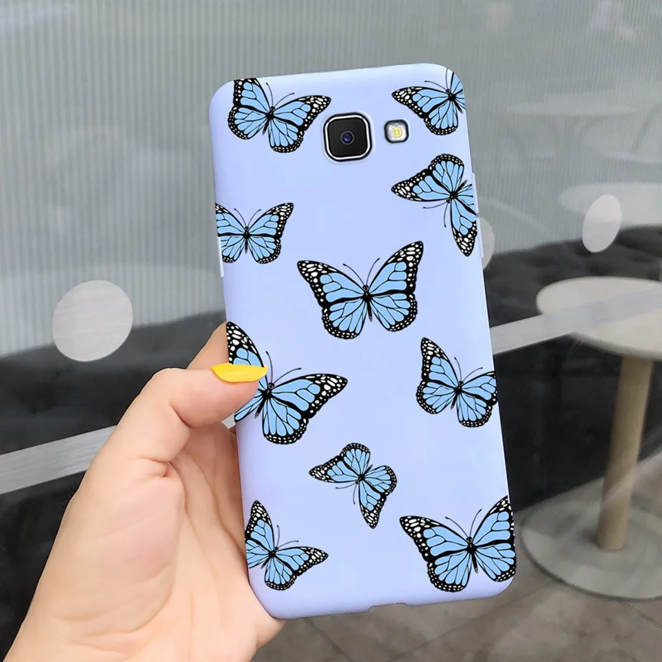 زوجين القلب جميل الحالات الهاتف لسامسونج J7 2015 2016 حالة سامسونج غالاكسي J7 Prime J 7 2016 السائل سيليكون ماتي الغطاء الخلفي