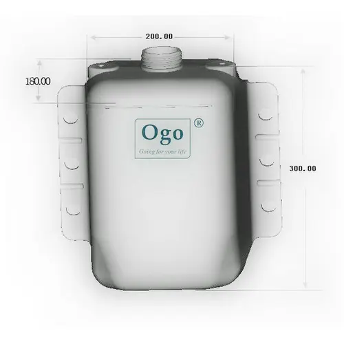 OGO 9,2l HHO tanque de agua