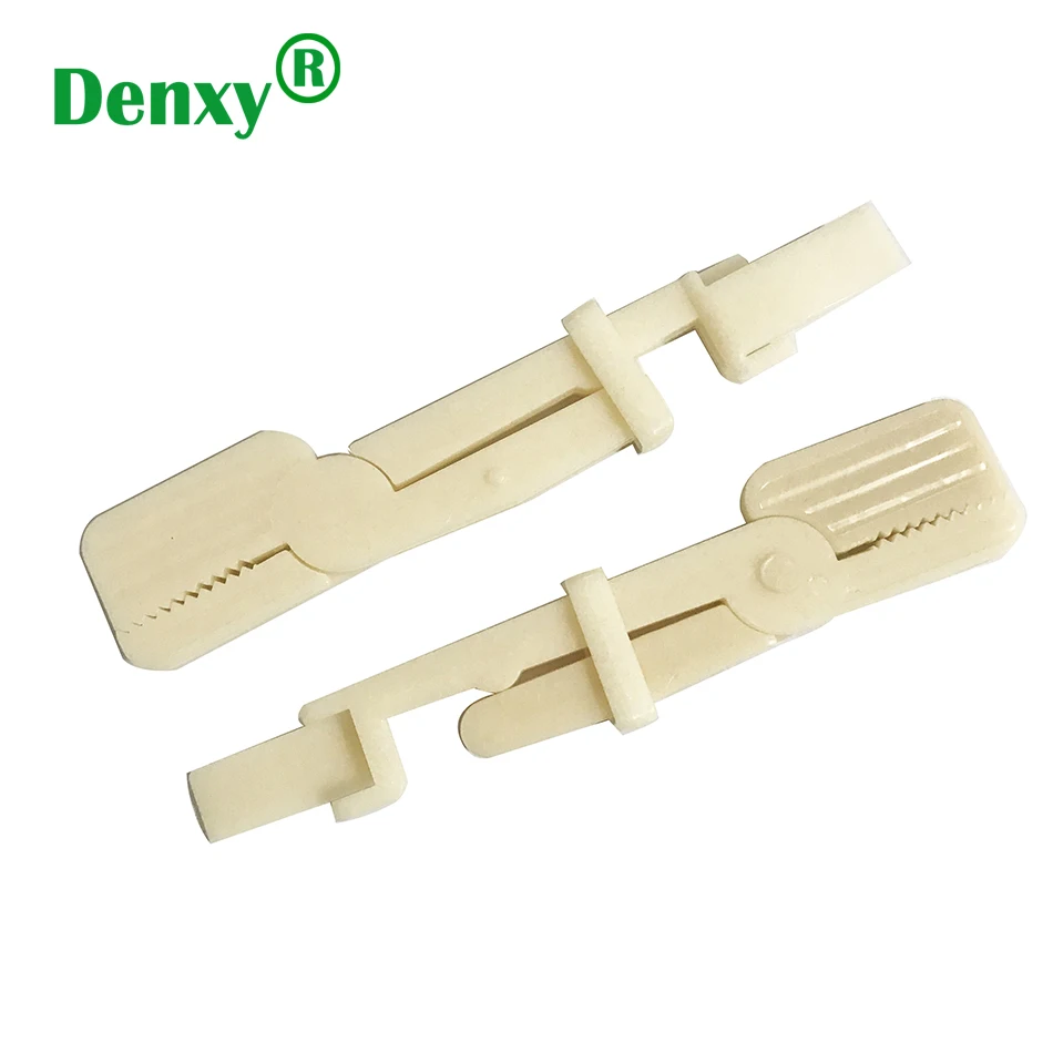 Denxy 10pcs Dental Plastic X-Ray Film Holder Clip x ray Position Kit Positioner Holder Dental Instrument Orthodontic Bracket