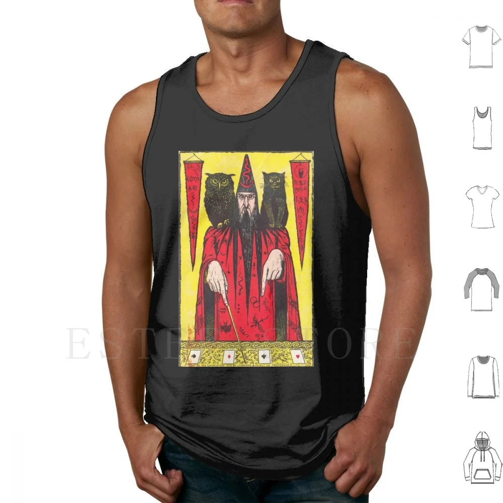 Be A Wizard Tank Tops Vest Wizard Sureal Vintage Bohemian Magic Magical Fantasy Smoking Wicca Wiccan Spiritual Esoteric