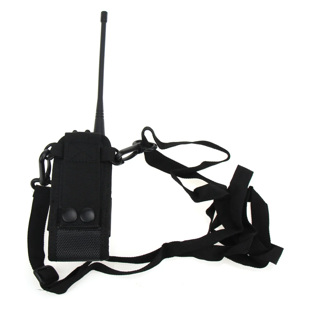 Mode Walkie Talkie Tasche Nylon Schulter Tasche Fall Abdeckung Für BAOFENG uv5r Plus UV5RA Plus UV5RE Plus UV5RB UV5RC